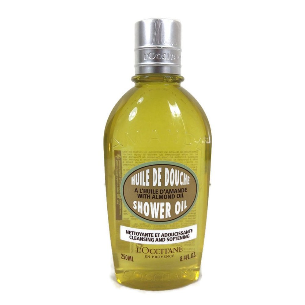 L'Occitane Almond Cleansing Shower Oil 8.4oz / 250ml NEW